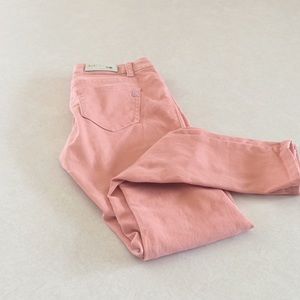 Pink skinny jeggings
